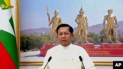 민 아웅 흘라잉 미얀마 군 총사령관.