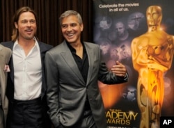 Brad Pitt and George Clooney