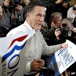 Former Massachusetts governor and Republican presidential hopeful, Mitt-Romney