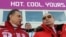 Russia -- Russian President Vladimir Putin (R) and Sports Minister Vitaly Mutko attend the event at the 2014 Sochi Winter Olympics, February 16, 2014