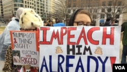 In Photos: Inauguration Day Protests