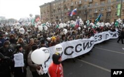 "Putinsiz Rossiya" deb chiqqan fuqarolar