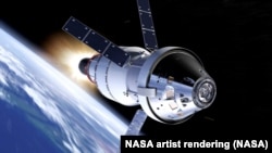 NASA artist rendering of future Orion spacecraft