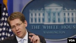Juru bicara Gedung Putih, Jay Carney (foto: dok).
