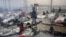 Detainees are seen in a Customs and Border Protection (CBP) temporary overflow facility in Donna, Texas, March 20, 2021, in this photo provided by the Office of Rep. Henry Cuellar, D-Texas.