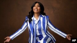 Angela Bassett, at the Feb. 13, 2023 Academy Award luncheon, was nominated for her role in Black Panther: Wakanda Forever this year. (AP Photo/Chris Pizzello)