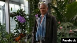 រូបឯកសារ៖ លោក​ នាថបណ្ឌិត តាកែវ ឫទ្ធិពល​ ប្រធាន​សមាគម​សង្គហប្រយោជន៍​ជាតិ​យើង សហរដ្ឋអាមេរិក។ (រូបដកស្រង់ពីហ្វេសប៊ុក)