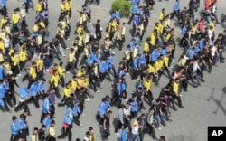 蒙族学生在内蒙锡林浩特抗议示威