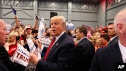 Donald Trump en campagne à La Nouvelle Orléans le 4 mars 2016. 