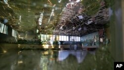 Oštećenja na sali za venčanja Dubai siti, nakon eksplozije u Kabulu, Avganistan, 18. avgusta 2019.