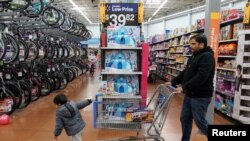 FILE PHOTO: People Shop in Walmart in King of Prussia Pennsylvania on Black Friday