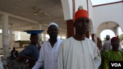 When the insurgents entered Mubi, the emir fled. His servants however stayed behind to guard the palace. (Katarina Höije/VOA News)