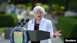 재닛 옐런 미 재무장관 (자료사진)