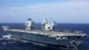 중국, 영국 항공모함 남중국해 접근에 경고 