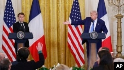 Դոնալդ Թրամփ, Էմանյուել Մակրոն