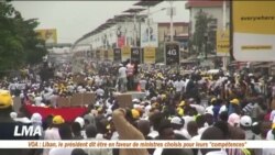 Manifestations de soutien à Alpha Condé à Conakry