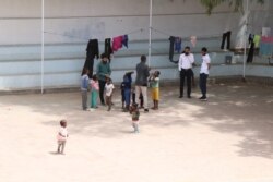 Some travelers from other parts of Africa and the Middle East who were living in the war zone in Tripoli were displaced for the third or fourth time, May 4, 2019.
