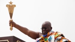 Ghana President elect Nana Akufo-Addo during his inauguration ceremony in Accra, Jan. 7, 2017.