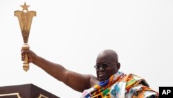 Nana Akufo-Addo lors de son investiture, Accra, le 7 janvier 2017. 