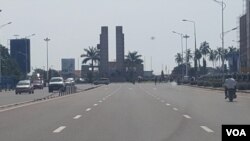 Kinshasa a suivi l'appel à la ville morte, en RDC, le 3 avril 2017. (VOA)
