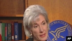 US Health and Human Services Secretary Kathleen Sebelius (file photo)