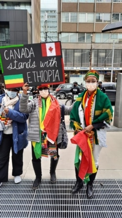 በትናንትናው ዕለት በካናዳ ከተሞች ከታካሄዱት ሰልፎች የካልጋሪው