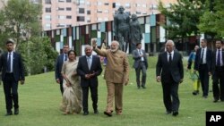 India's Prime Minister Narendra Modi is expected to address Indians in Washington, June 25, 2017, during his three-day visit to U.S.