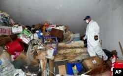 This is the home of pack rat, also known as a hoarder.