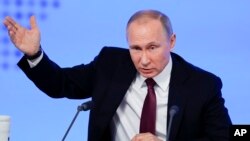 Le président Vladimir Poutine (23 déc. 2016)