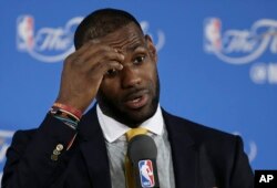 LeBron James and other NBA players said this summer that athletes should speak up about social problems.