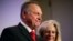 FILE - Former Alabama Chief Justice and U.S. Senate candidate Roy Moore speaks at a news conference with his wife Kayla Moore, in Birmingham, Nov. 16, 2017.