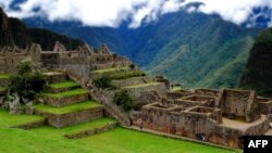Kuil suci Machu Picchu di Peru. (Foto: AFP)