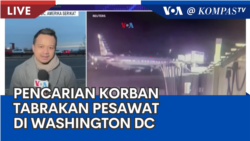 Laporan VOA untuk Kompas TV: Pencarian Korban Tabrakan Pesawat dan Helikopter di Washington DC