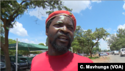 Robson Chere, secretary general of the Amalgamated Rural Teachers Union of Zimbabwe in Harare, says his members want to be paid in U.S. dollars, Dec., 20, 2018.