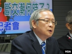 台湾在野党国民党前立委林郁方(美国之音张永泰拍摄)