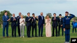 七国集团领导人在意大利博尔戈埃格纳齐亚举行峰会(2024年6月13日)