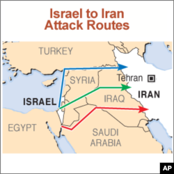 Isroil uchun Eronga yetish yo'llari