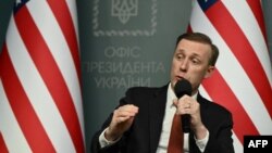 ჯეიკ სალივანი, თეთრი სახლის მრჩეველი ეროვნული უსაფრთხოების საკითხებში. კიევი, უკრაინა. 2024 წლის 20 მარტი.