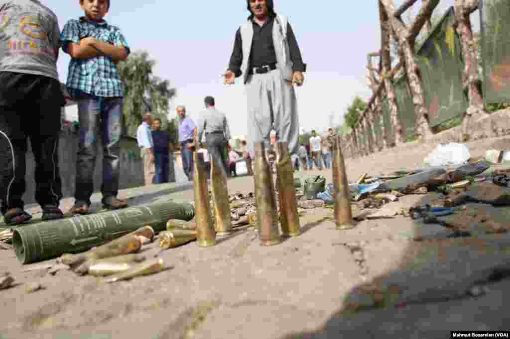 The town of Cizre in southteastern Turkey after weeklong curfew lifted