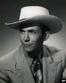 Country music artist Hank Williams in an undated photo released by the Country Music Hall of Fame.