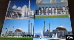 Markaziy Osiyodagi ko'plab yangi masjidlar Birlashgan Arab Amirliklariga xos uslubda bunyod etilgan (Natalie Koch)