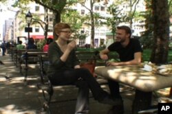 Friends Megan Burns and Micah Bozeman are divided on the issue