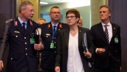 ანეგრეტ კრამპ-კარენბაუერი ნატოს მინისტერიალზე ბრიუსელში