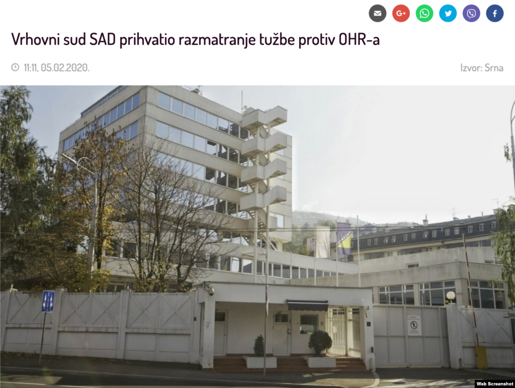 Lažna vijest na portalu ATV-a