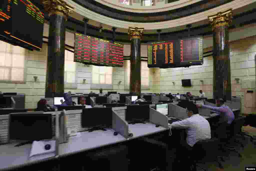 Supporters of Egypt's ousted President Mohamed Morsi chant slogans during a protest in Ramses Square in downtown Cairo, Egypt, Aug. 16, 2013. 