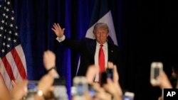 Donald Trump dalam kampanye pada pemilihan presiden AS tahun 2016. (Foto: AP)