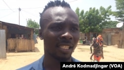 Aléva Ndavogo Jude, directeur artistique de Tchad-Star, le 30 juillet 2019. (VOA/André Kodmadjingar)