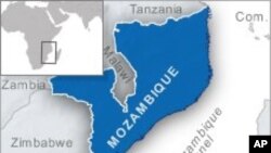 ផែនទី​នៃ​ប្រទេសម៉ូសំប៊ិក (Mozambique)។
