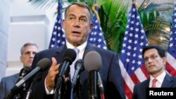 Ketua DPR AS, John Boehner dari partai Republik mengindikasikan bahwa DPR AS akan menyetujui kesepakatan yang dicapai Senat AS, Rabu (16/10). 