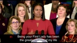 Michelle Obama's Last Official Speech as First Lady